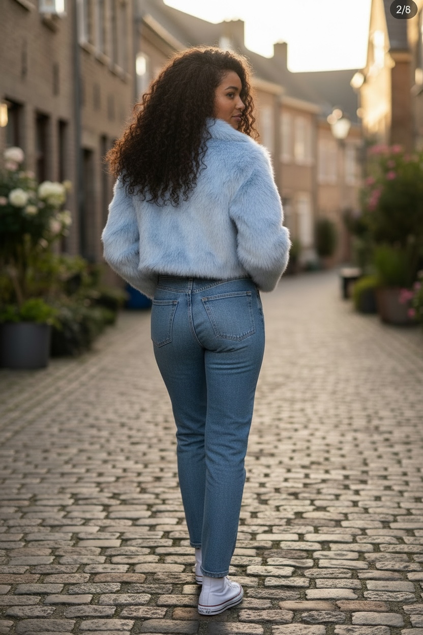 Forst Luxe Cropped Faux Fur Jacket