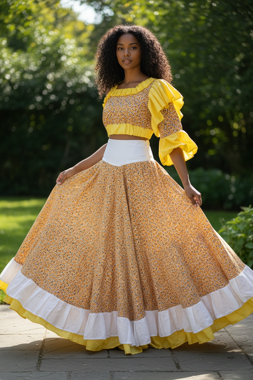 Elaborate Sega costume